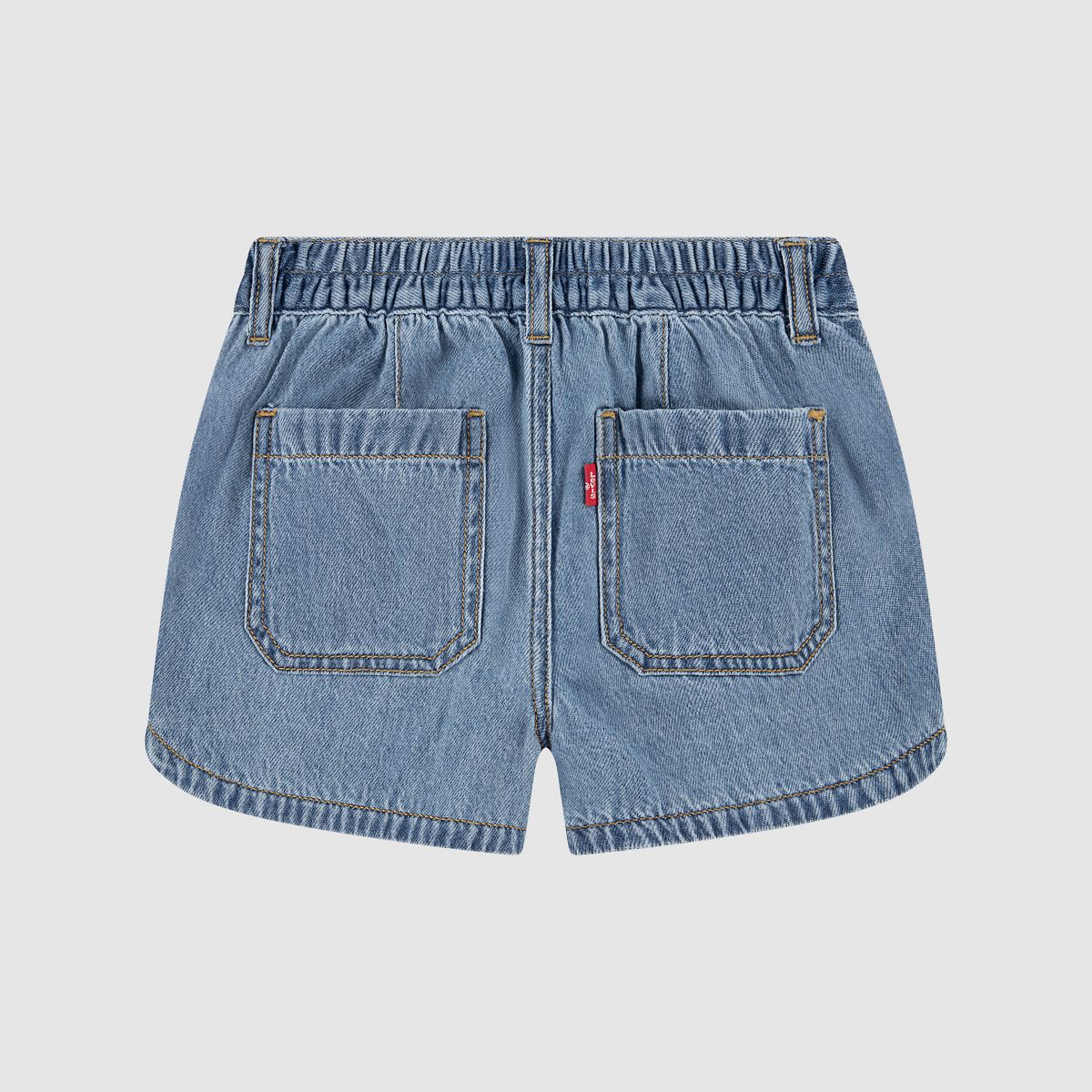 Denim Dolphin Short Little Girls 4-6 — Reach For The Stars - Medium Wash