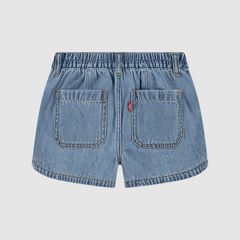 Denim Dolphin Short Little Girls 4-6 — Reach For The Stars - Medium Wash 2