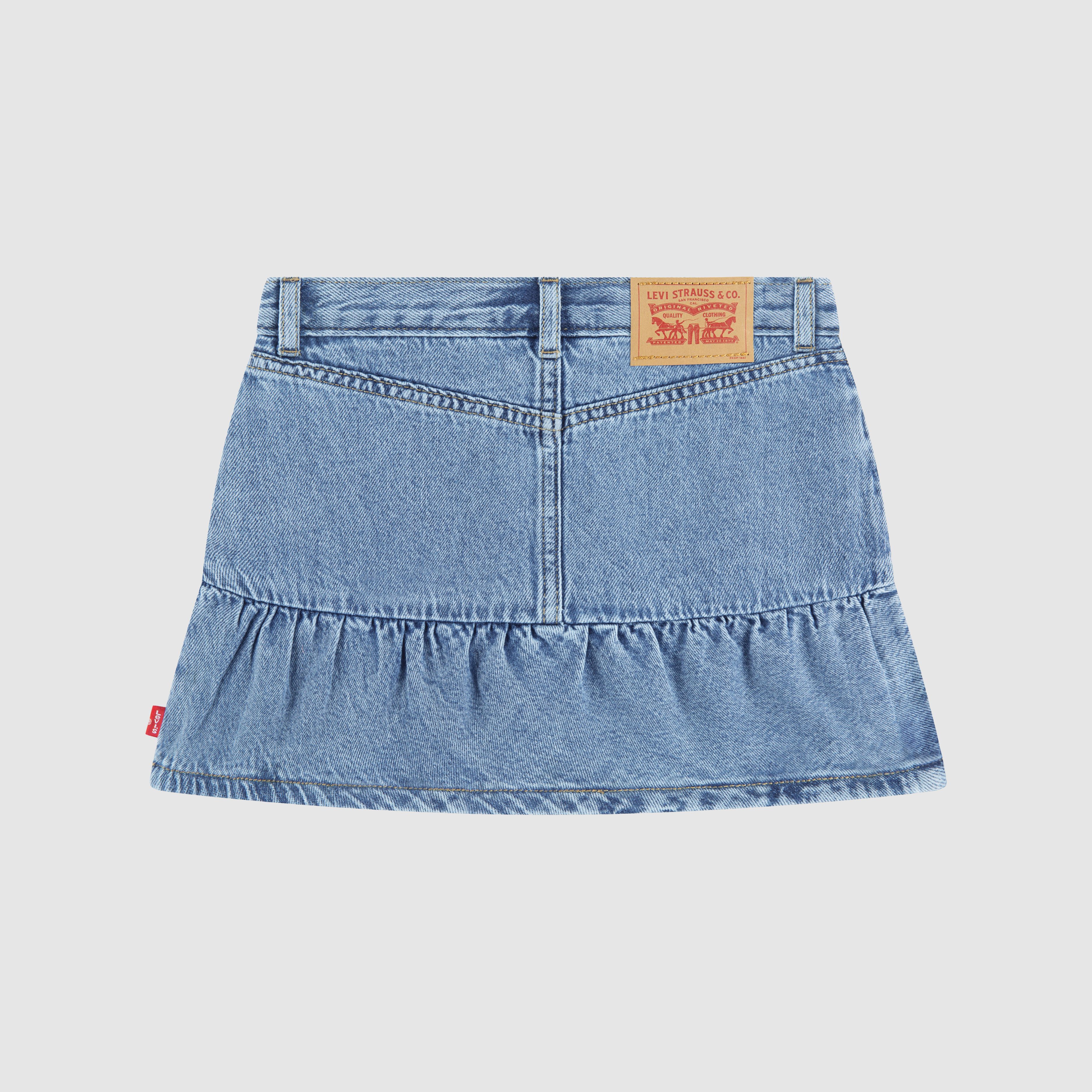 Denim Flounce Skort Little Girls 4-6 2