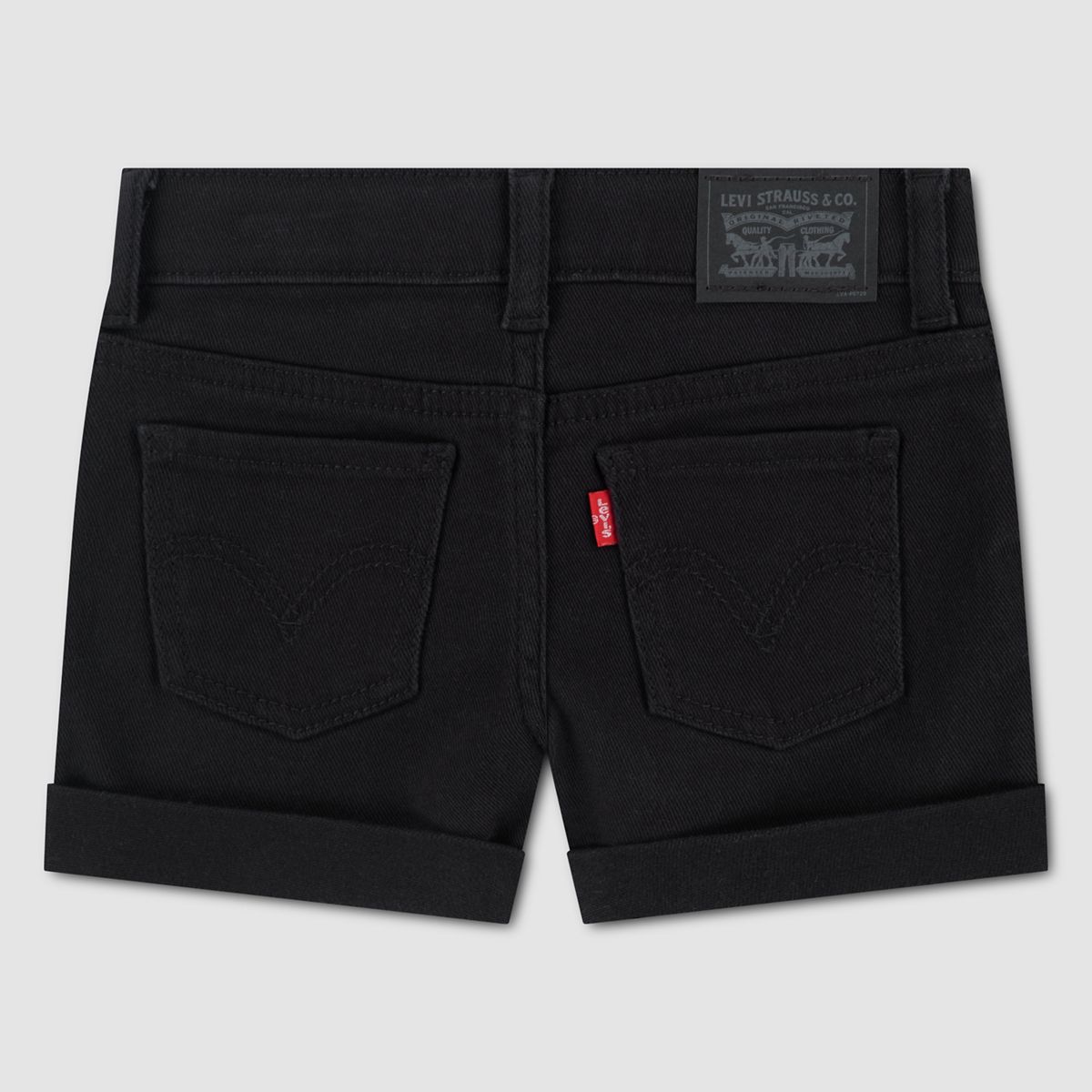 Girlfriend Shortsy Shorts Toddler Girls 2T-4T — Black - Charcoal