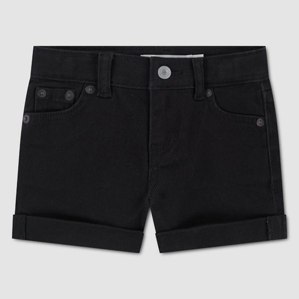 Girlfriend Shortsy Shorts Toddler Girls 2T-4T — Black - Charcoal