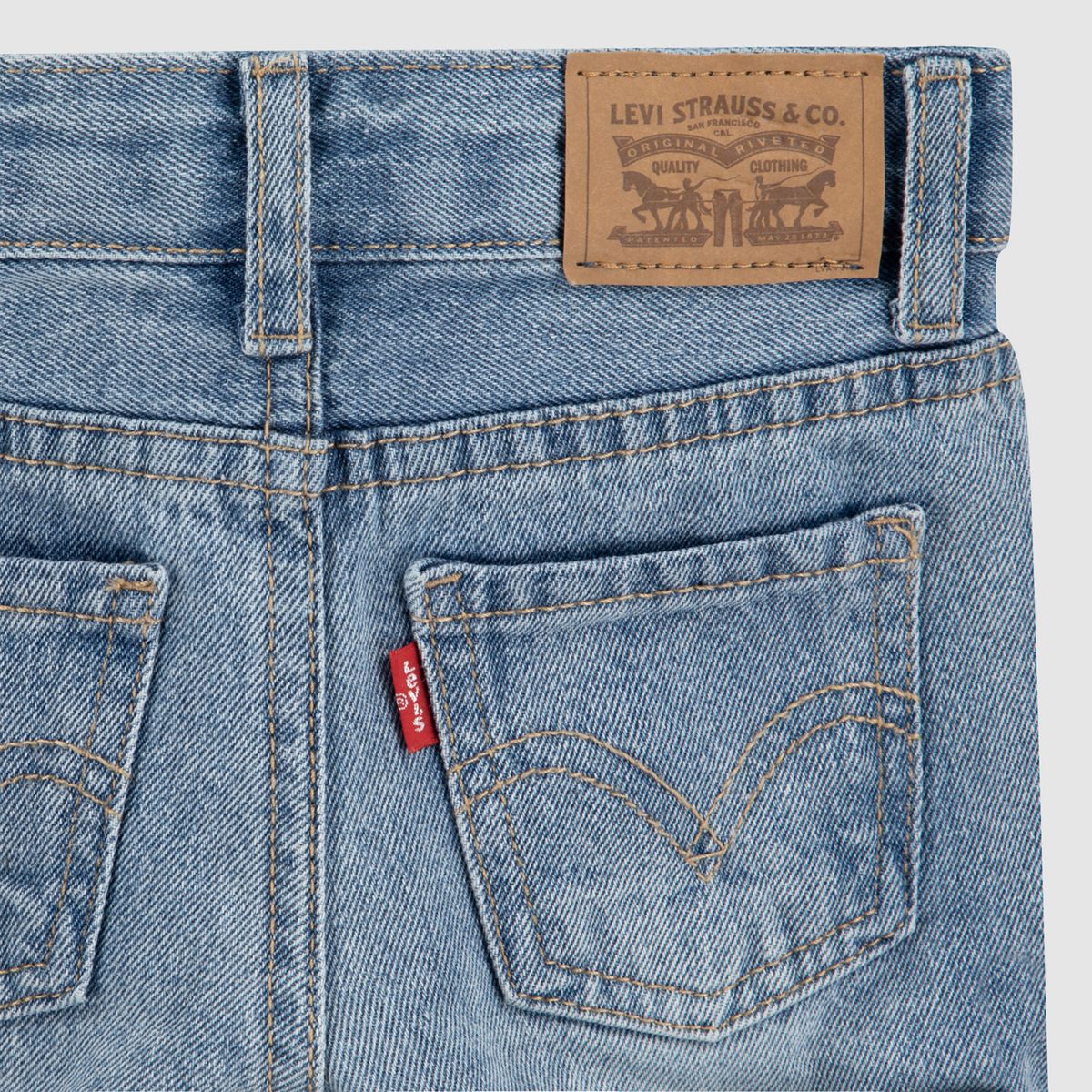 Girlfriend Shortsy Shorts Toddler Girls 2T-4T — Miami Vices - Medium Wash