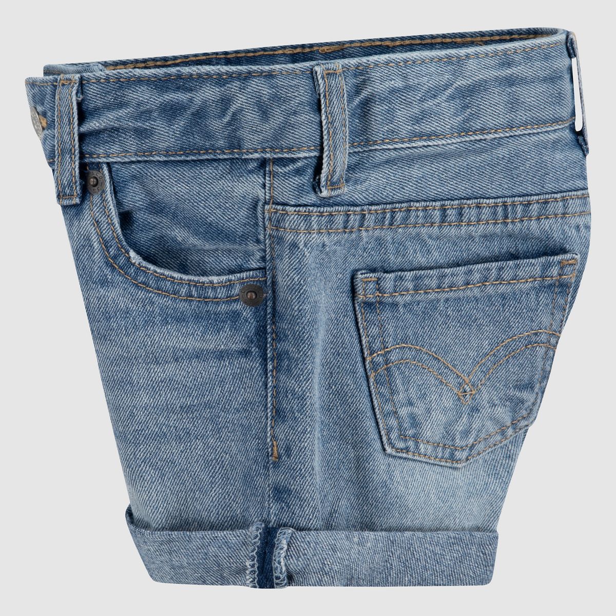 Girlfriend Shortsy Shorts Toddler Girls 2T-4T — Miami Vices - Medium Wash