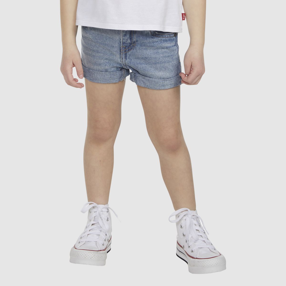 Girlfriend Shortsy Shorts Toddler Girls 2T-4T — Miami Vices - Medium Wash