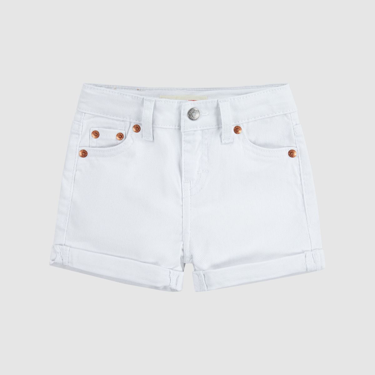 Girlfriend Shortsy Shorts Toddler Girls 2T-4T — White - White