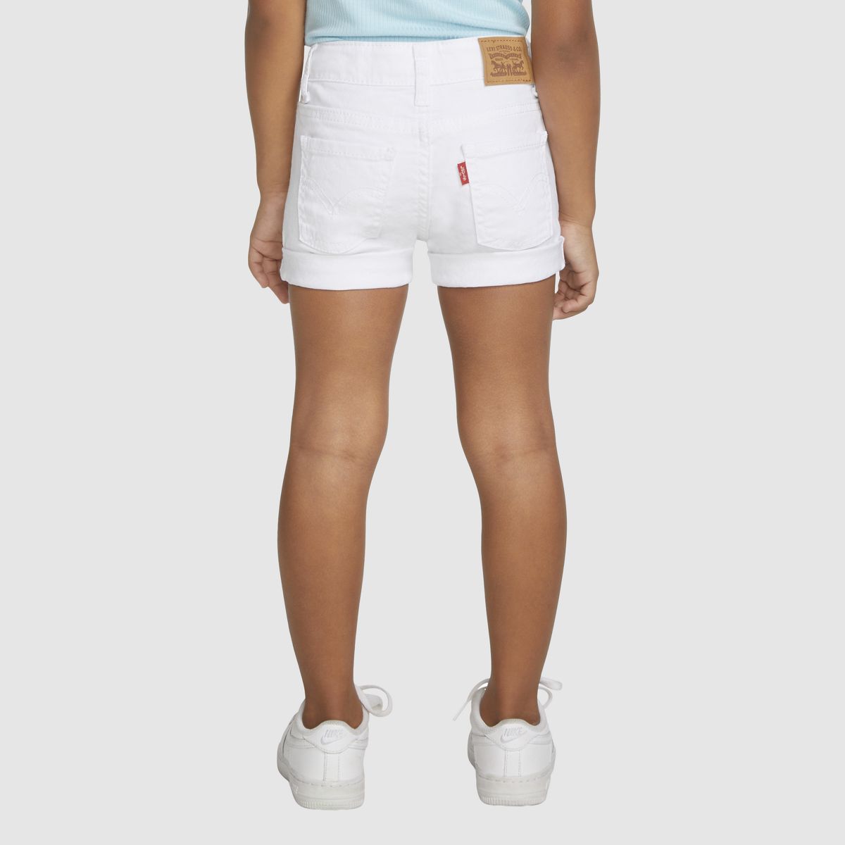 Girlfriend Shortsy Shorts Toddler Girls 2T-4T — White - White