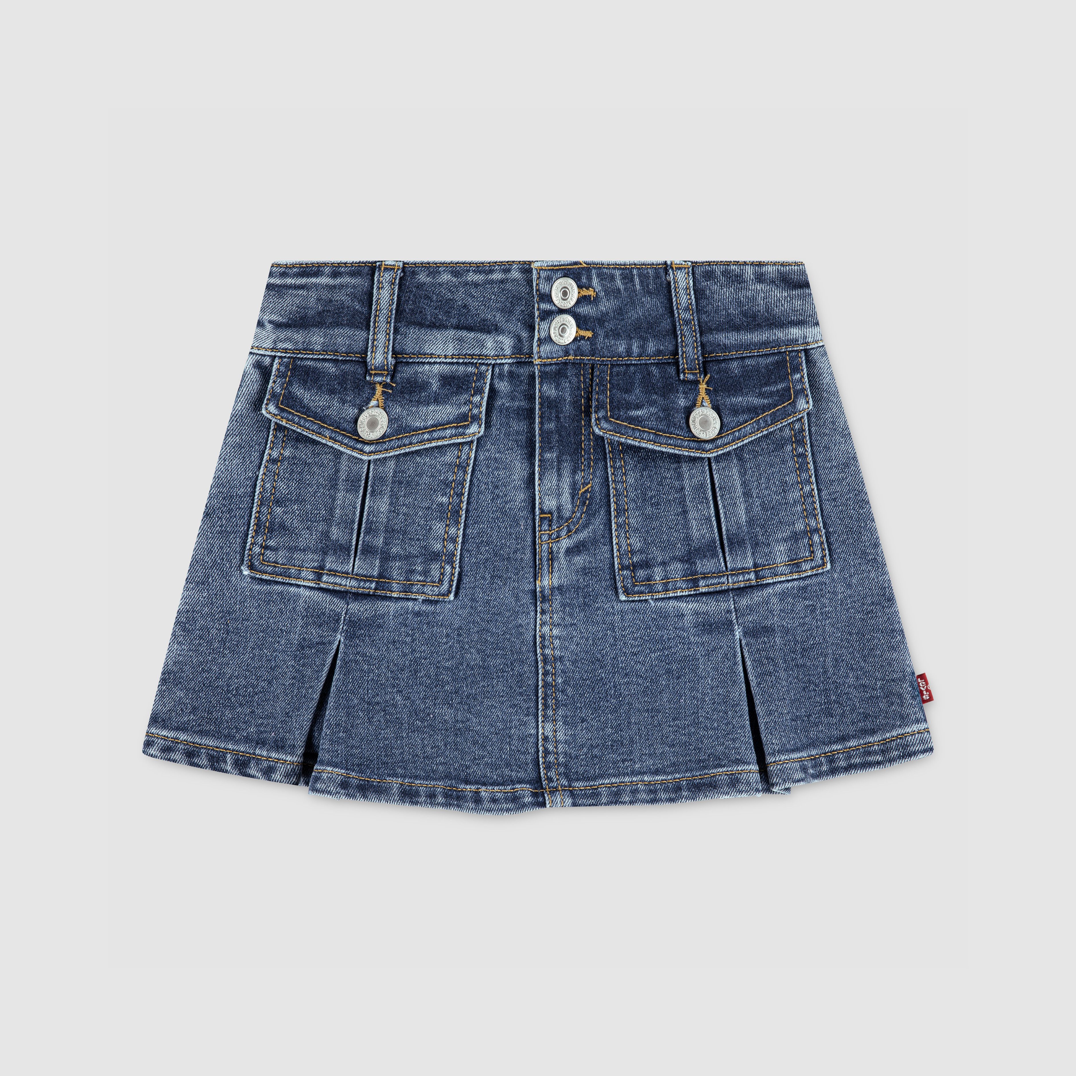 Pleated Cargo Skort Little Girls 4-6X 1
