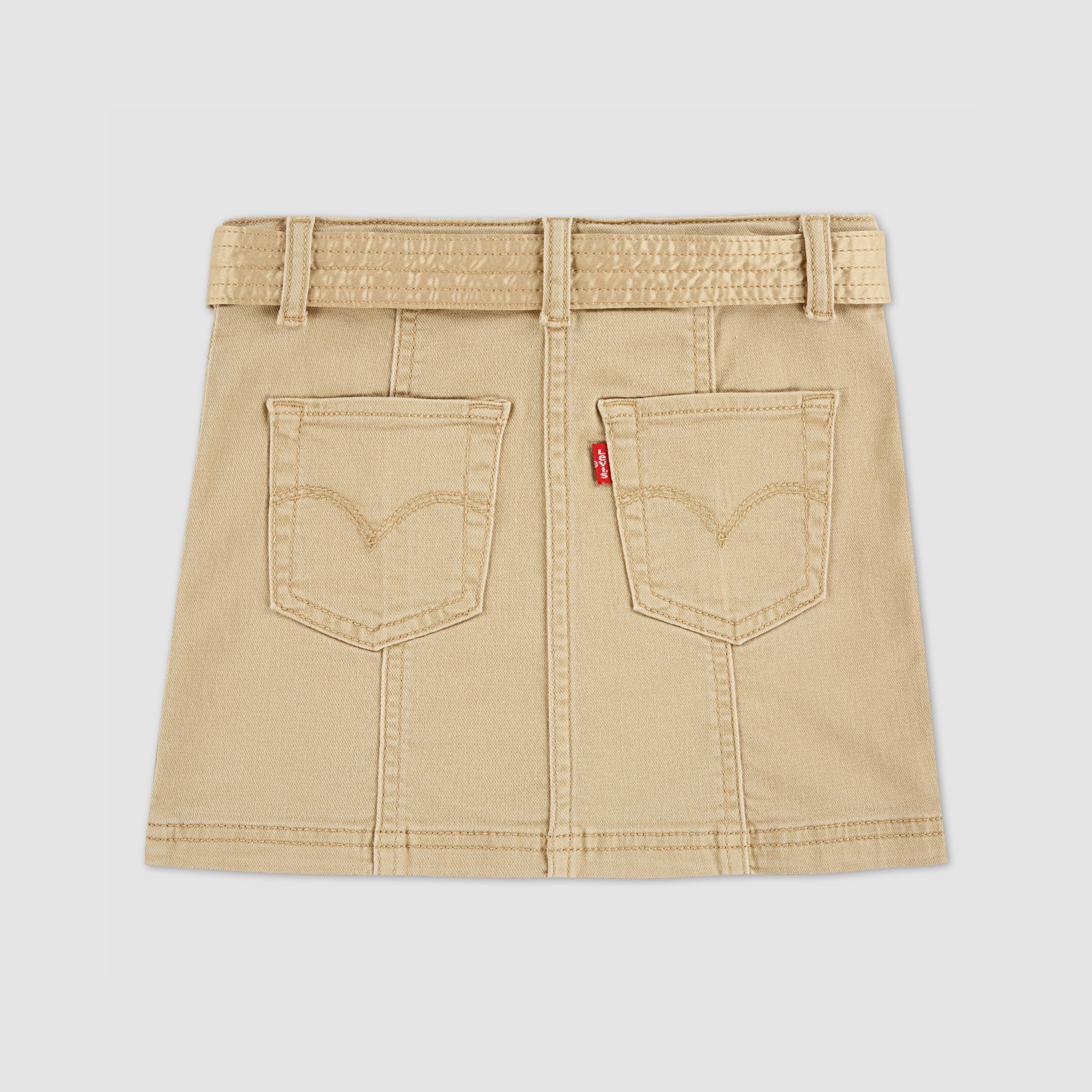 A-Line Skirt W/ Satin Belt Little Girls 4-6X 2