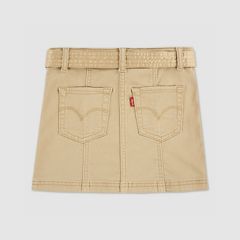 Buttoned Denim Skirt Little Girls 4-6x — Curds and Whey - Beige 2