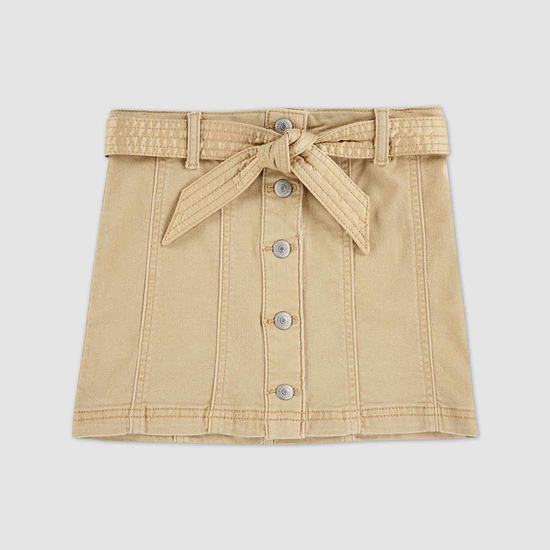 Levi's A-Line Skirt W/ Satin Belt Little Girls 4-6 6X