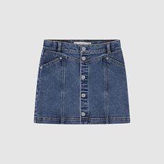 Buttoned Front Skirt Big Girls 7-16 — Rodeo - Blue 6