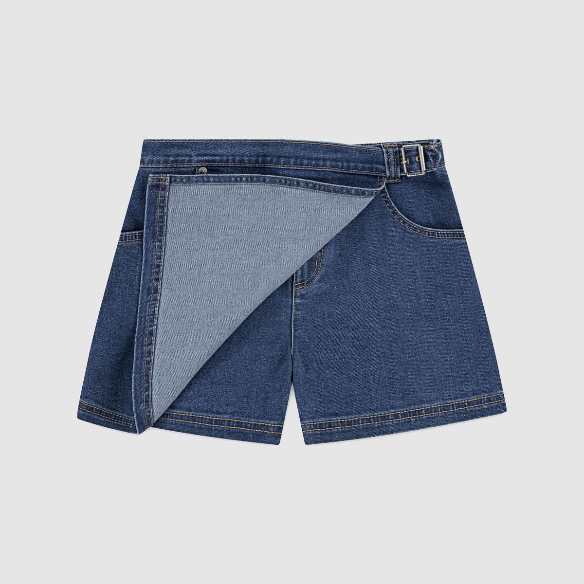 Denim Skort Big Girls 7-16 — Hold my Purse - Blue