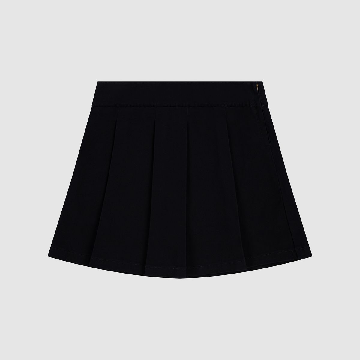 Pleated Uniform Skort Big Girls 7-16 — Black