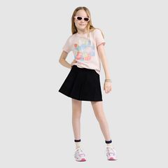 Pleated Uniform Skort Big Girls 7-16 — Black 1