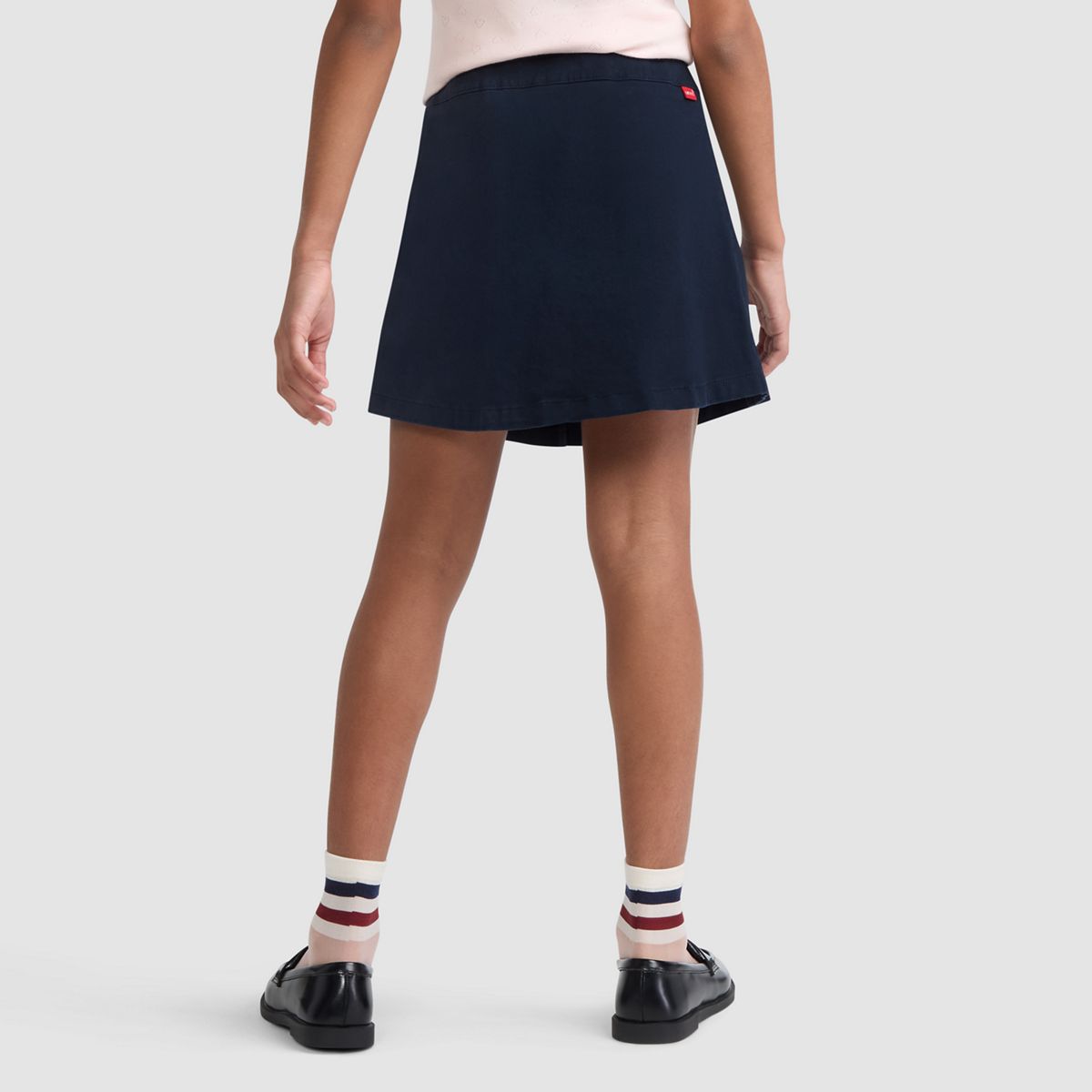 Pleated Uniform Skort Big Girls 7-16 — Navy Blazer - Blue
