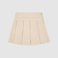 Pleated Uniform Skort Big Girls 7-16 — Safari Too - Brown 5