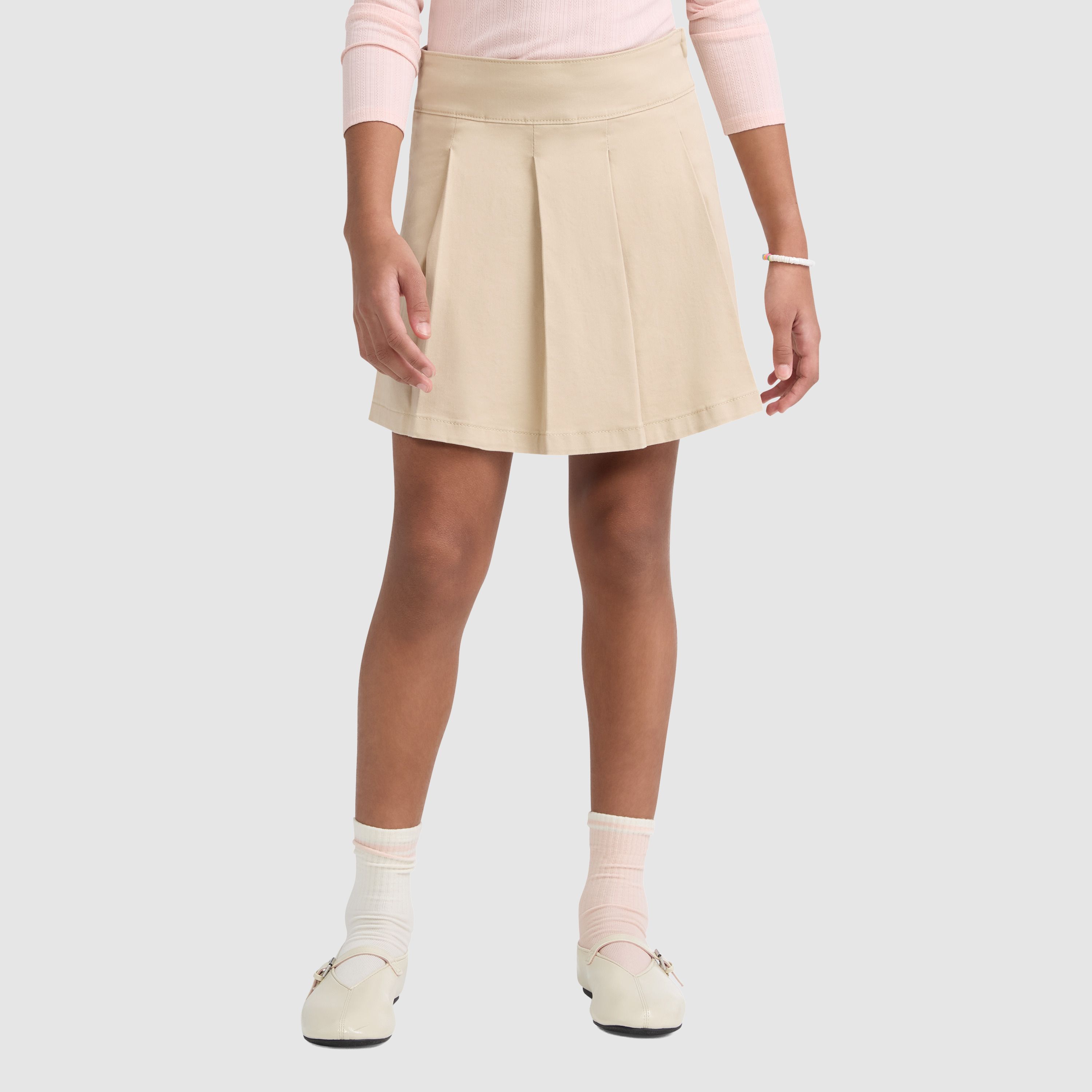 Pleated Uniform Skort Big Girls 7-16 10