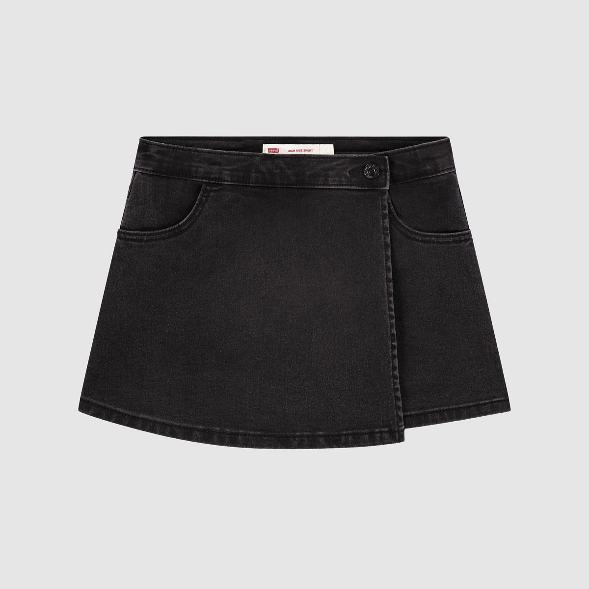 Denim Skort Big Girls 7-16 — High Roller - Dark Wash