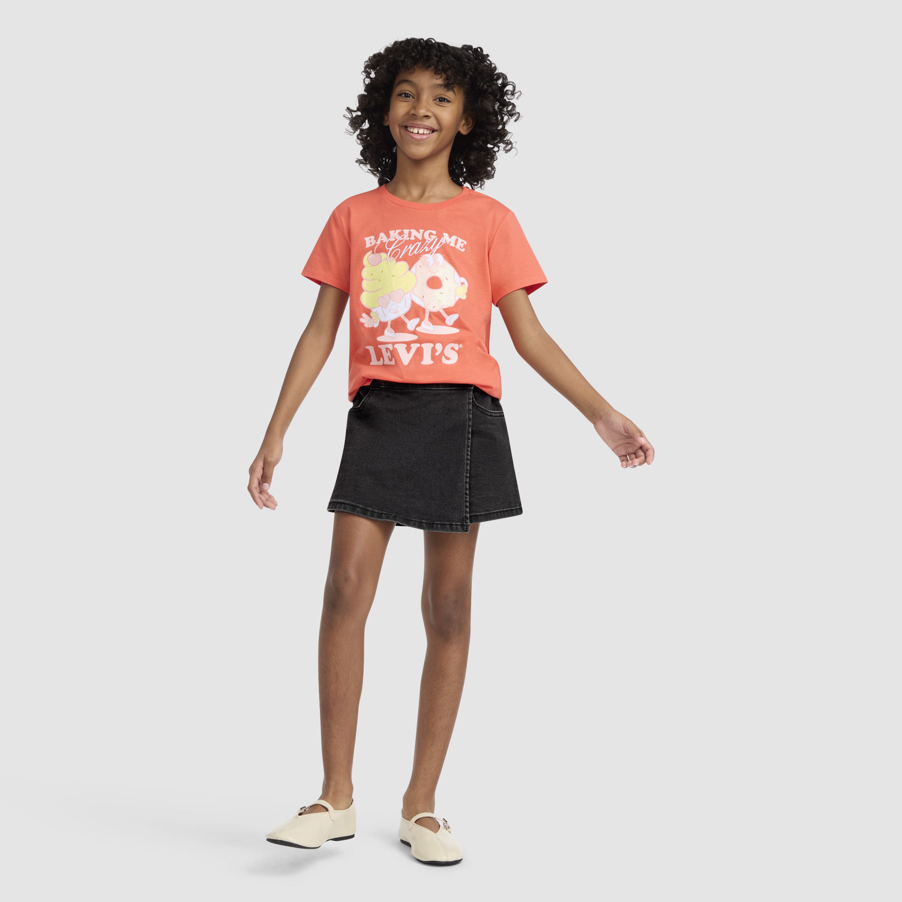 Denim Skort Big Girls 7-16 3