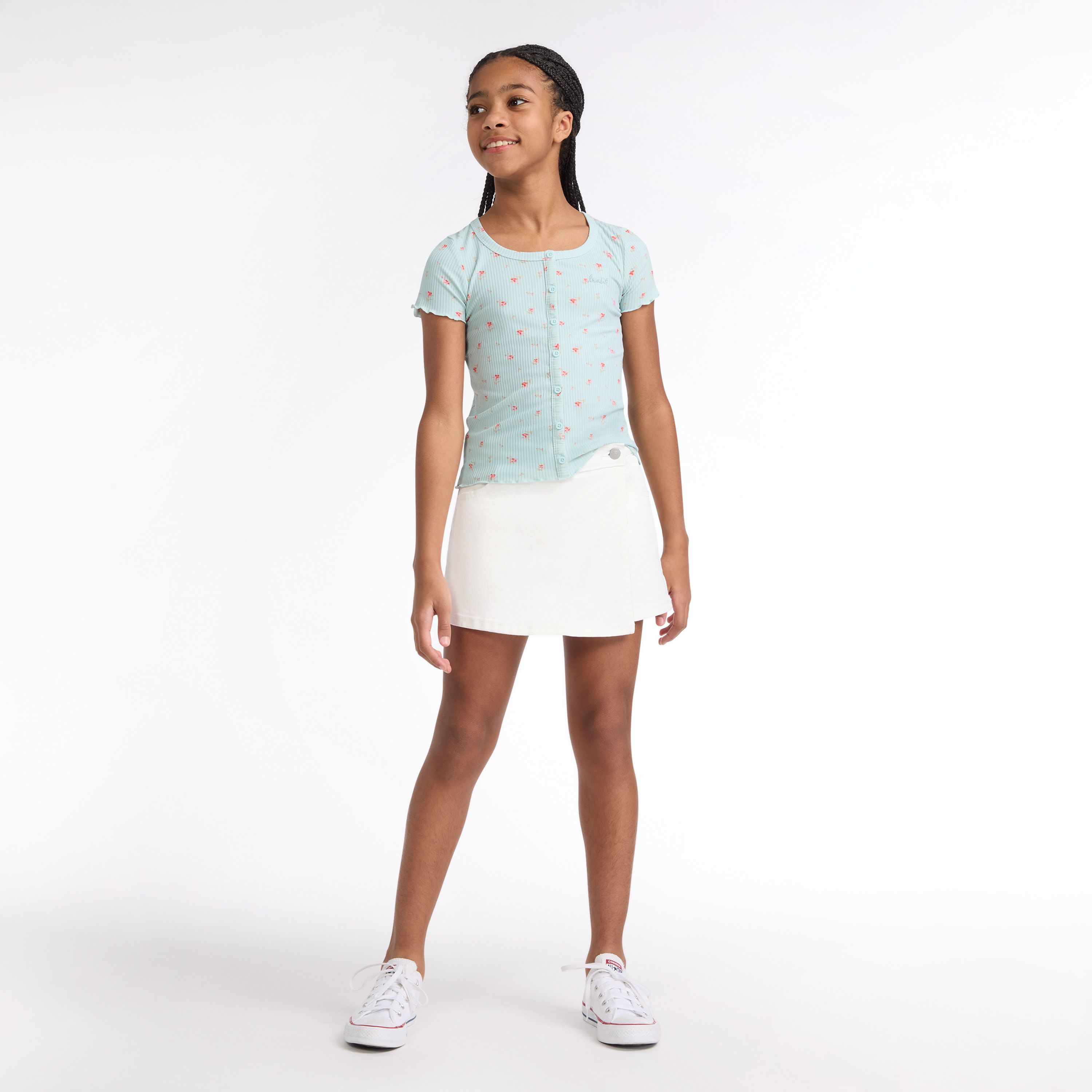 Denim Skort Big Girls 7-16 3