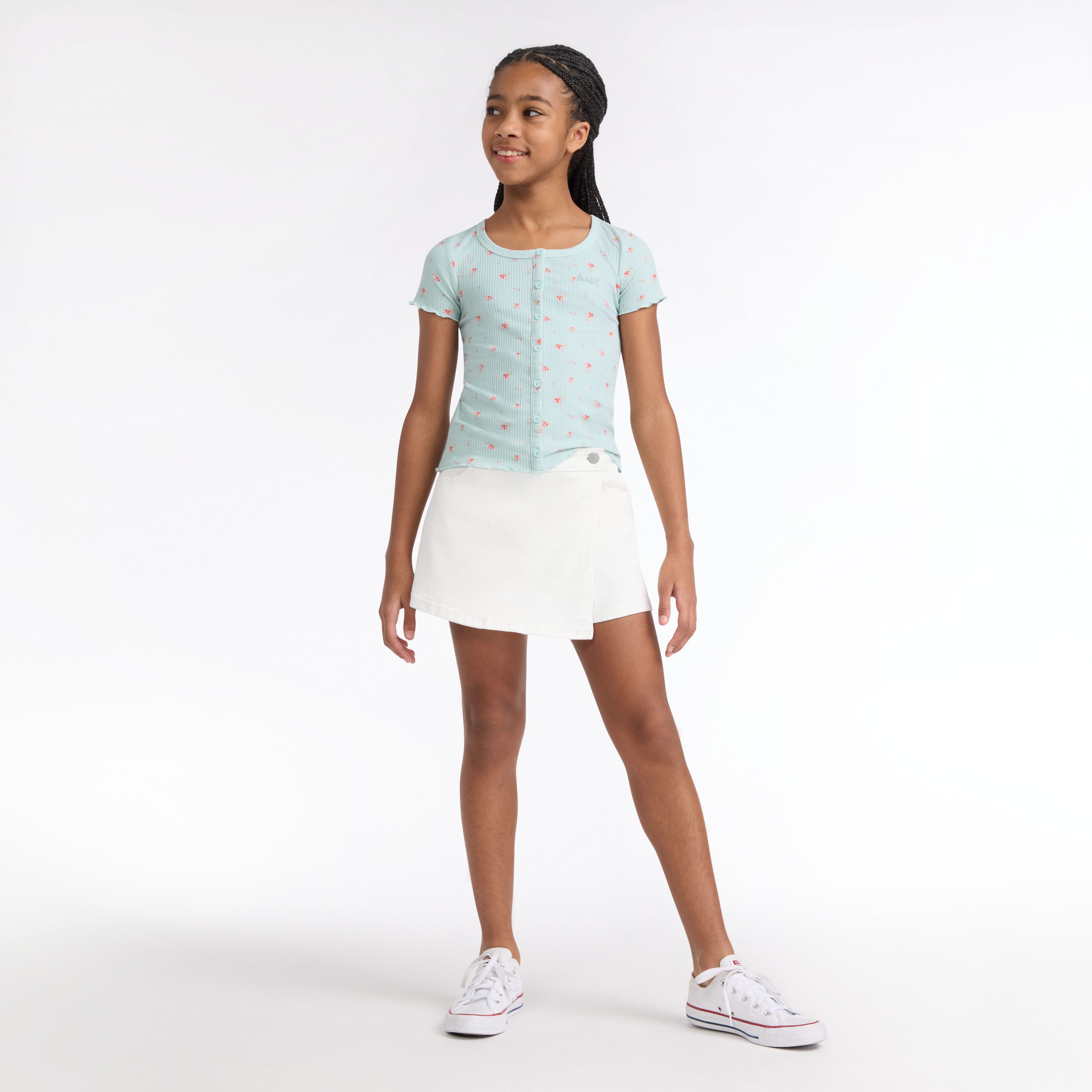 Denim Skort Big Girls 7-16 4