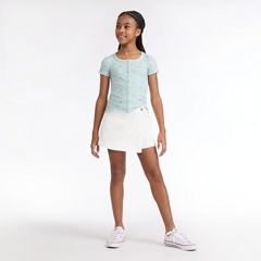 Denim Skort Big Girls 7-16 — Cloud Dancer - Medium Wash 4