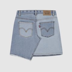 Mash Up Denim Skirt Big Girls 7-16 — Fully Baked - Light Wash 6