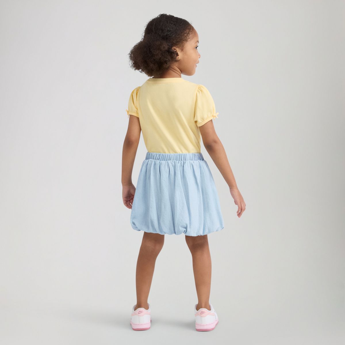 Denim Bubble Toddler 2T-4T Skirt — Wow Me Over - Light Wash