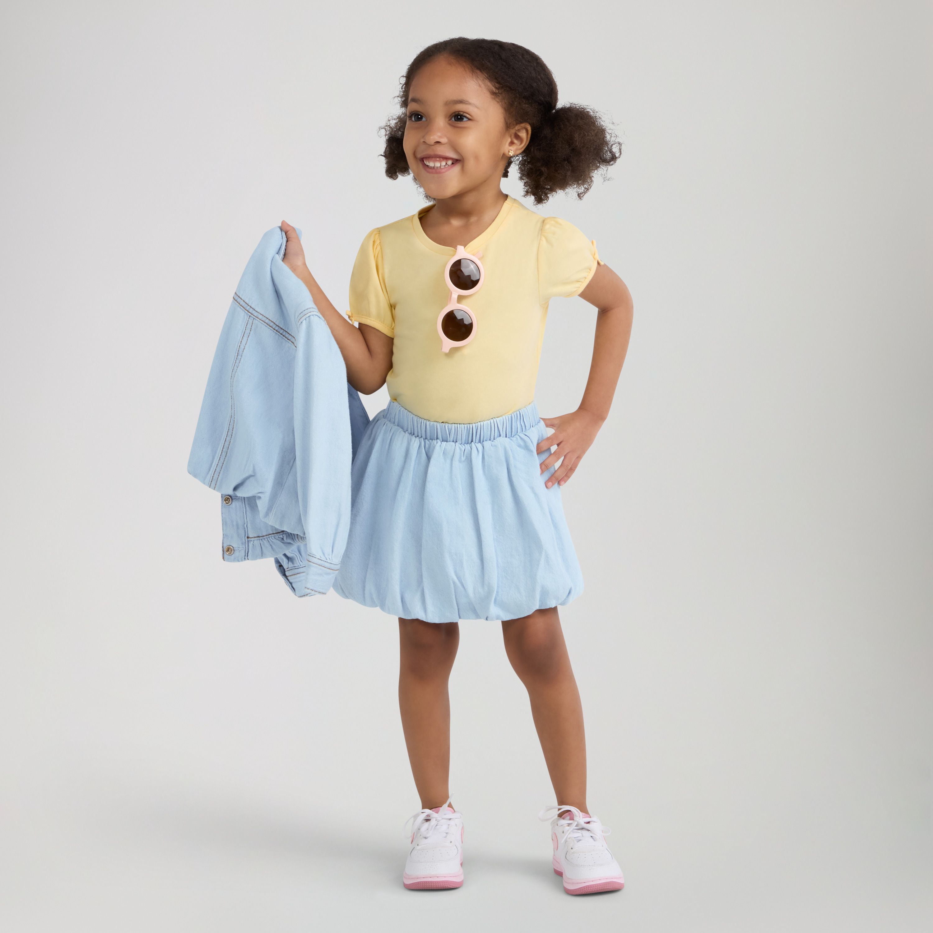 Denim Bubble Toddler 2T-4T Skirt 1