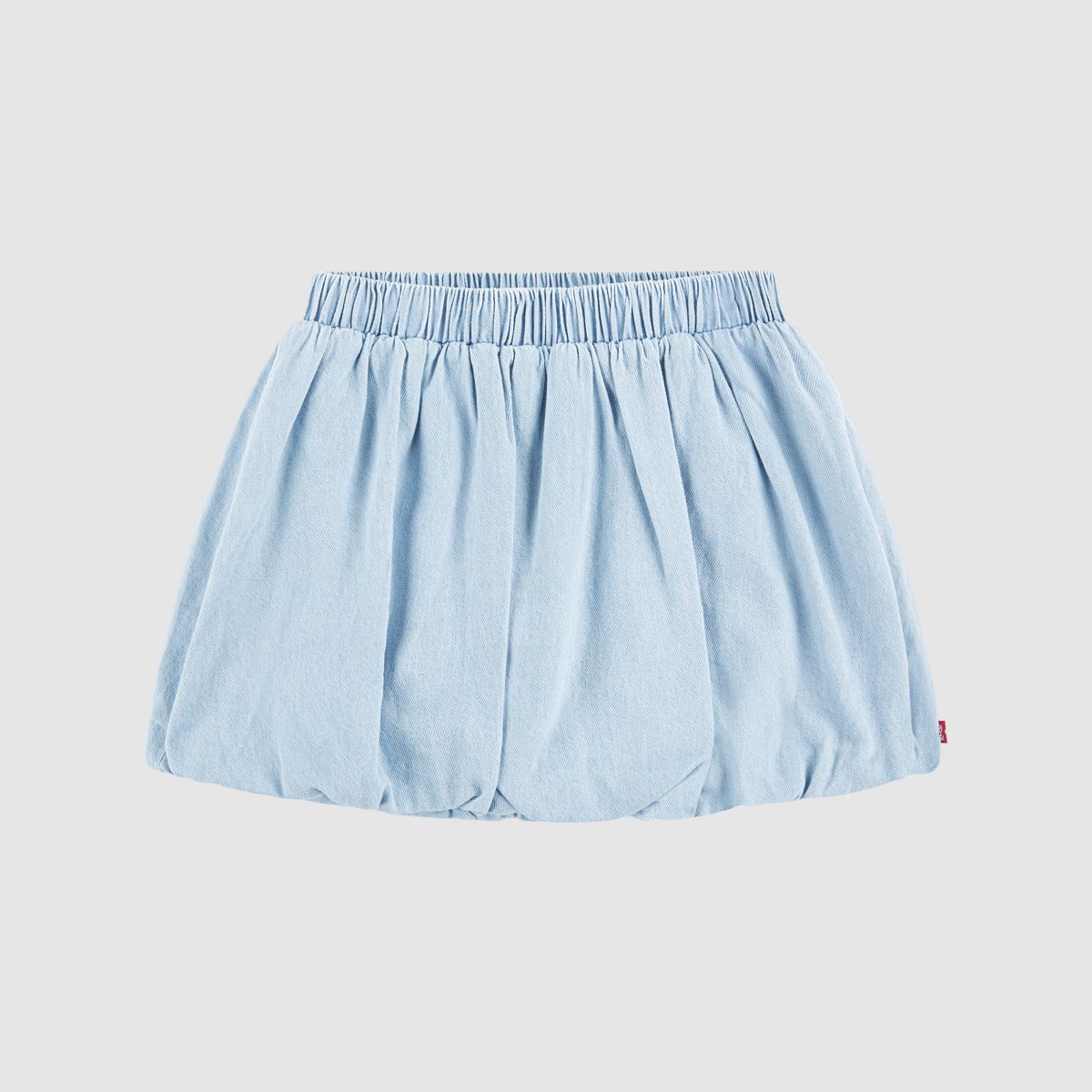 Denim Bubble Skirt Little Girls 4-6 — Wow Me Over - Light Wash