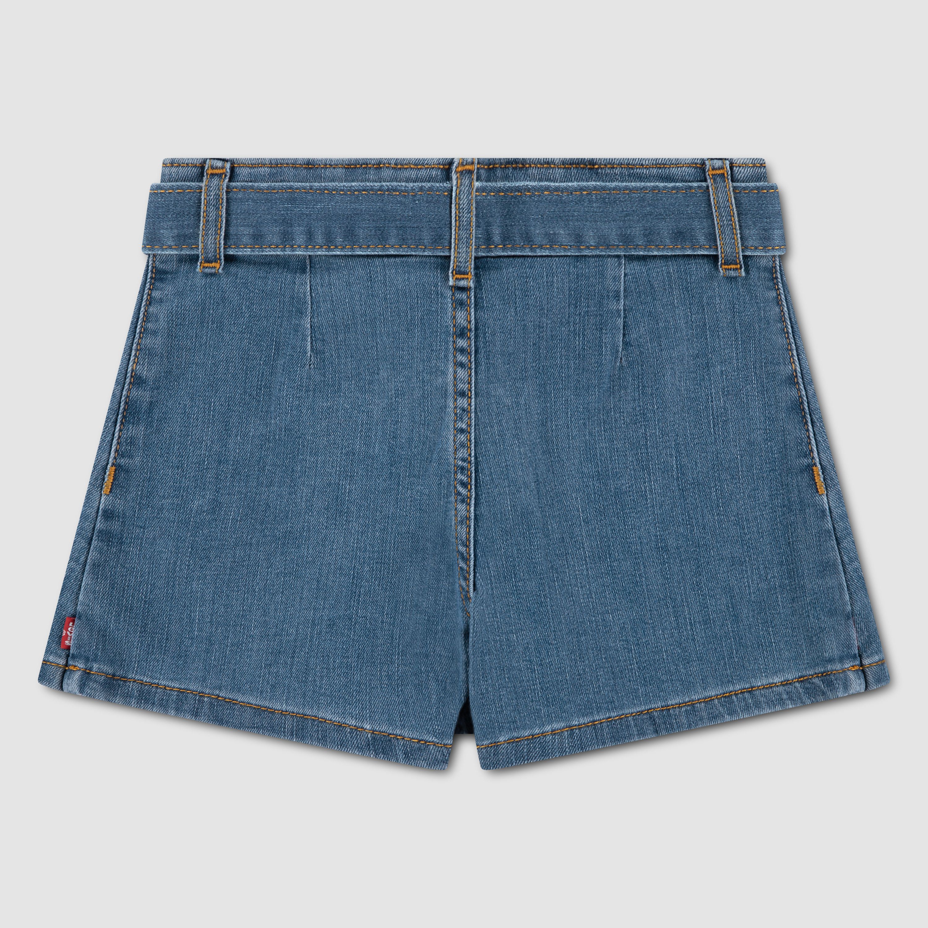 Pleated Skort Belt Little Girls 4-6X 2