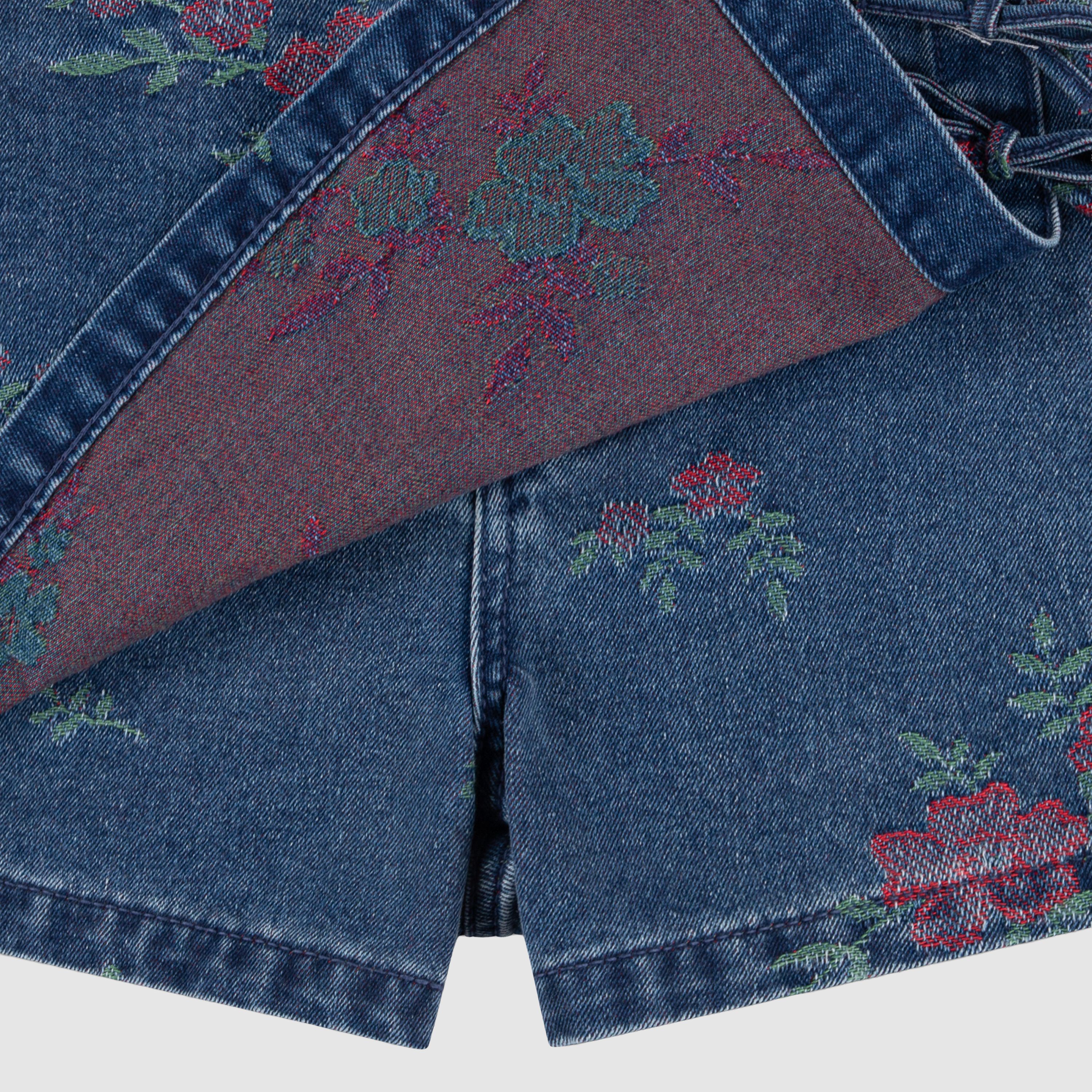 Floral Jacqaurd Skort Big Girls 7-16 8