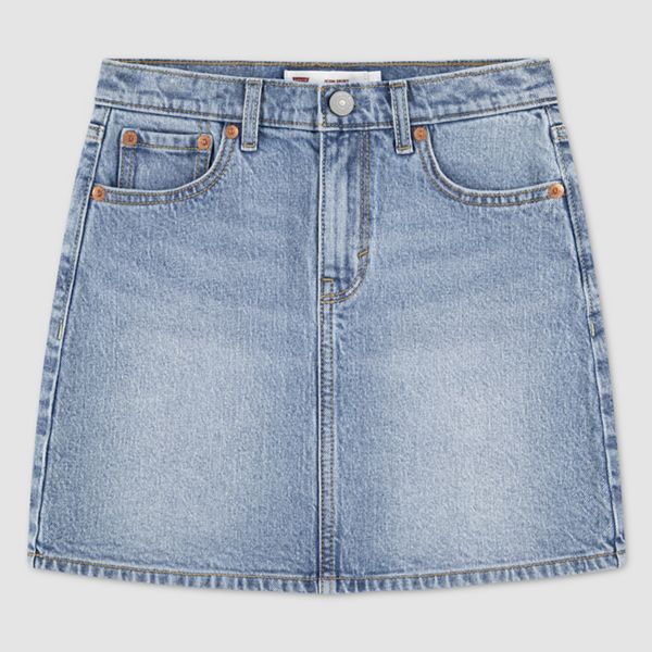 Icon Skirt Big Girls 7-16 — Coastal Drift - Light Wash