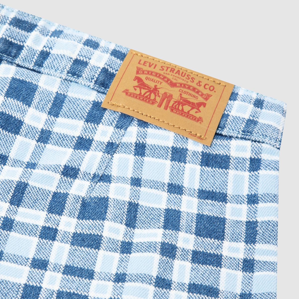 Plaid Skort Big Girls 7-16 — Drew Me In - Medium Wash