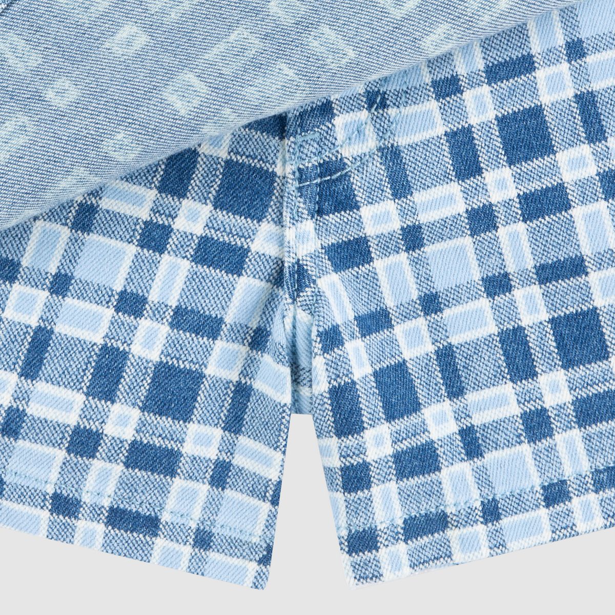 Plaid Skort Big Girls 7-16 — Drew Me In - Medium Wash