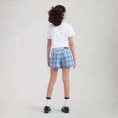 Plaid Skort Big Girls 7-16 — Drew Me In - Medium Wash 3