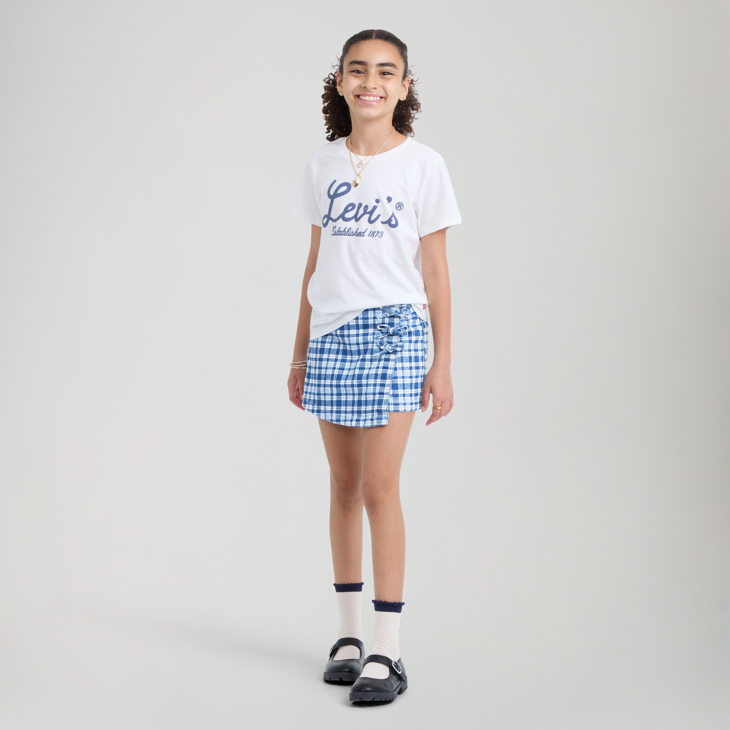 Plaid Skort Big Girls 7-16 5