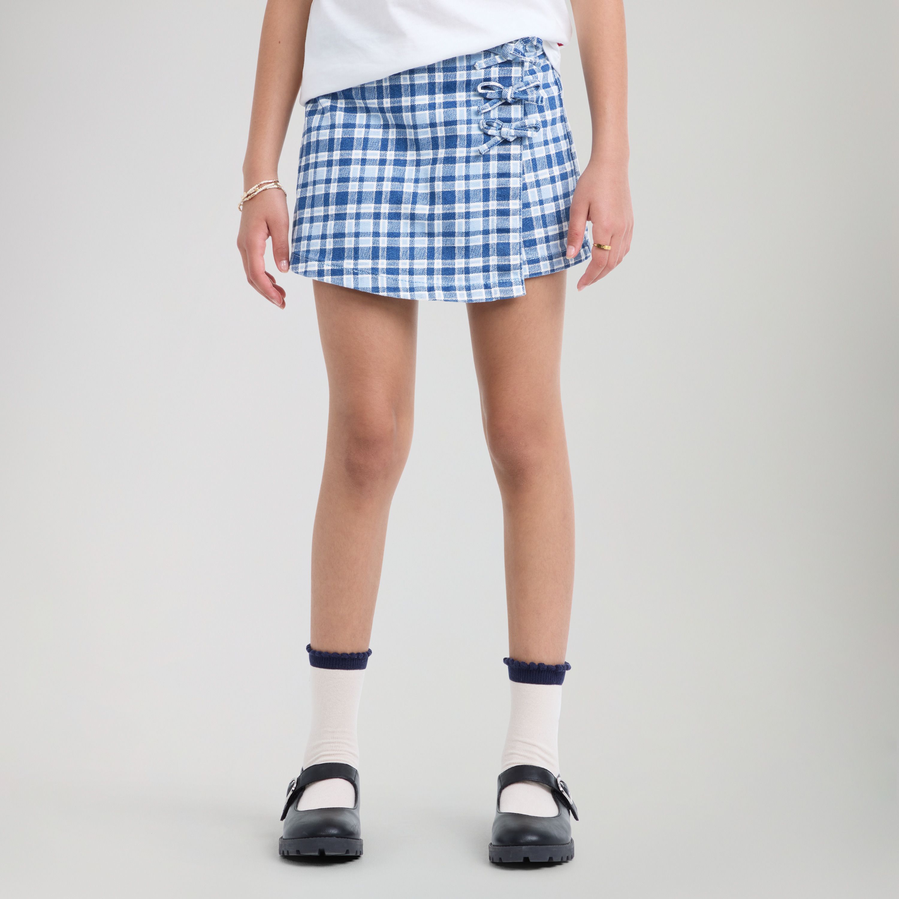 Plaid Skort Big Girls 7-16 2