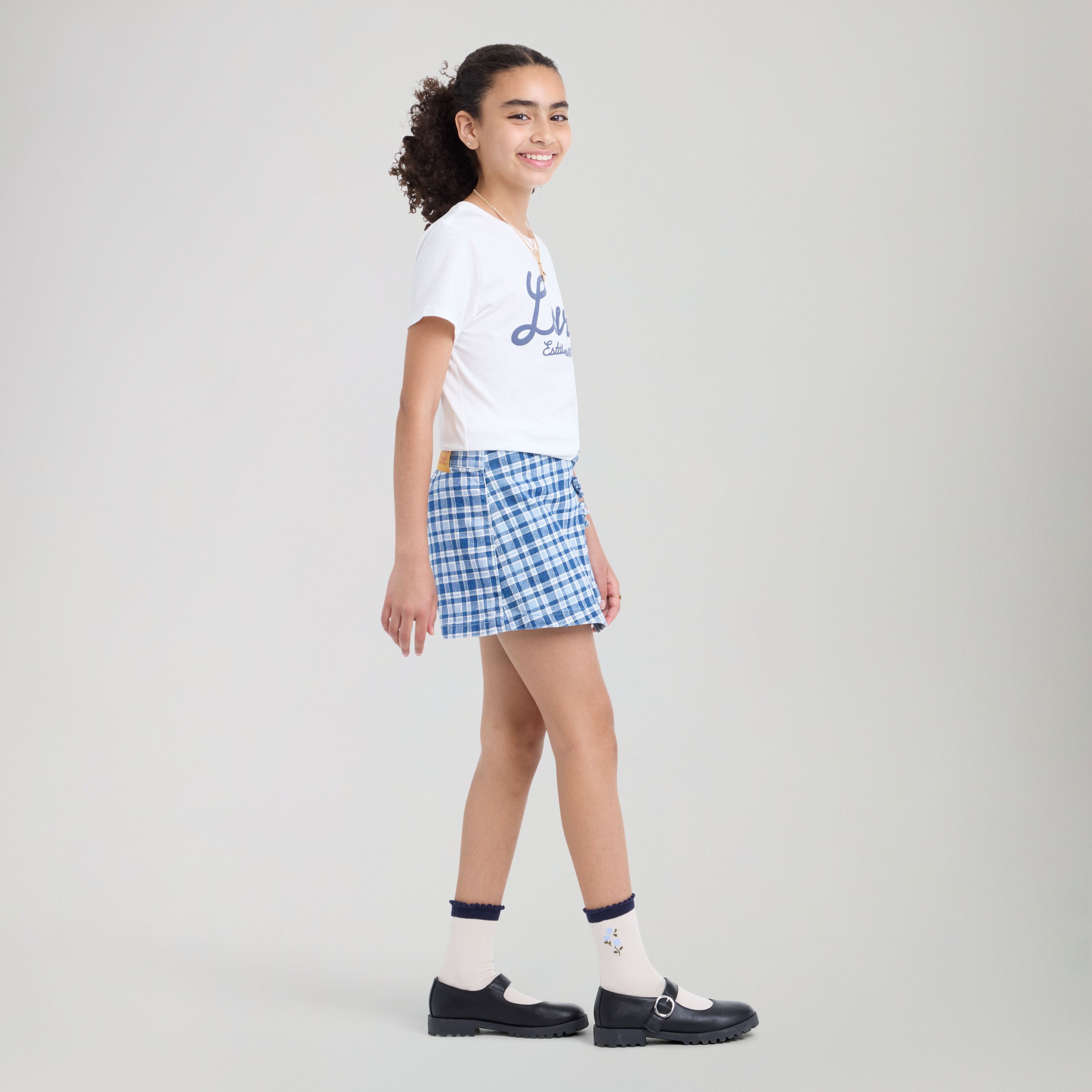 Plaid Skort Big Girls 7-16 4