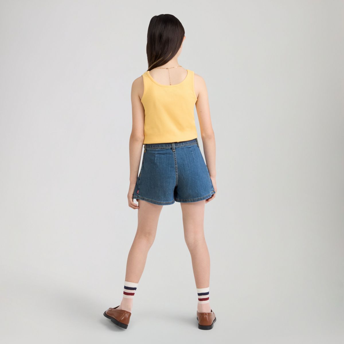 Pleated Skort Big Girls 7-16 — Lunch Break - Medium Wash