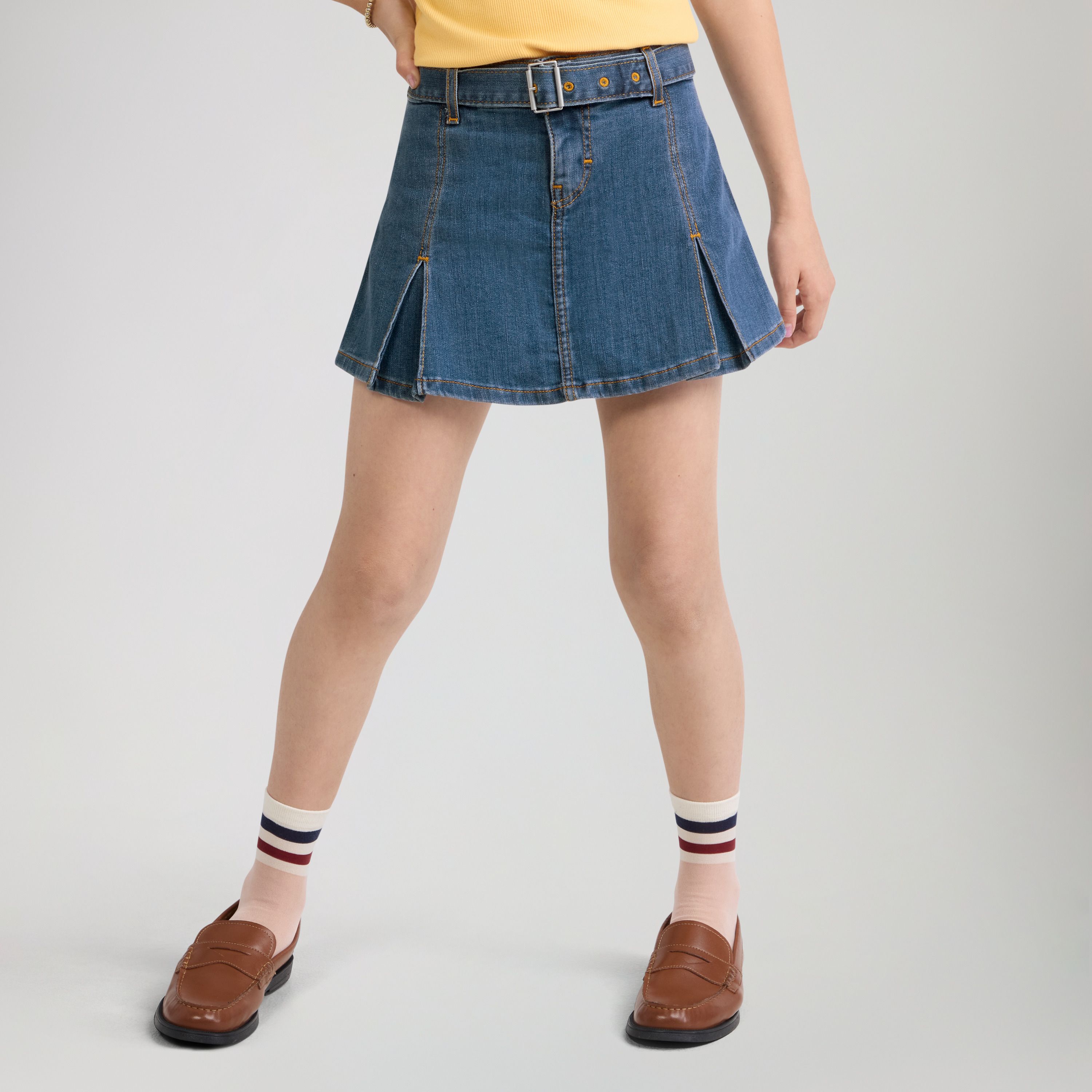 Pleated Skort Big Girls 7-16 2