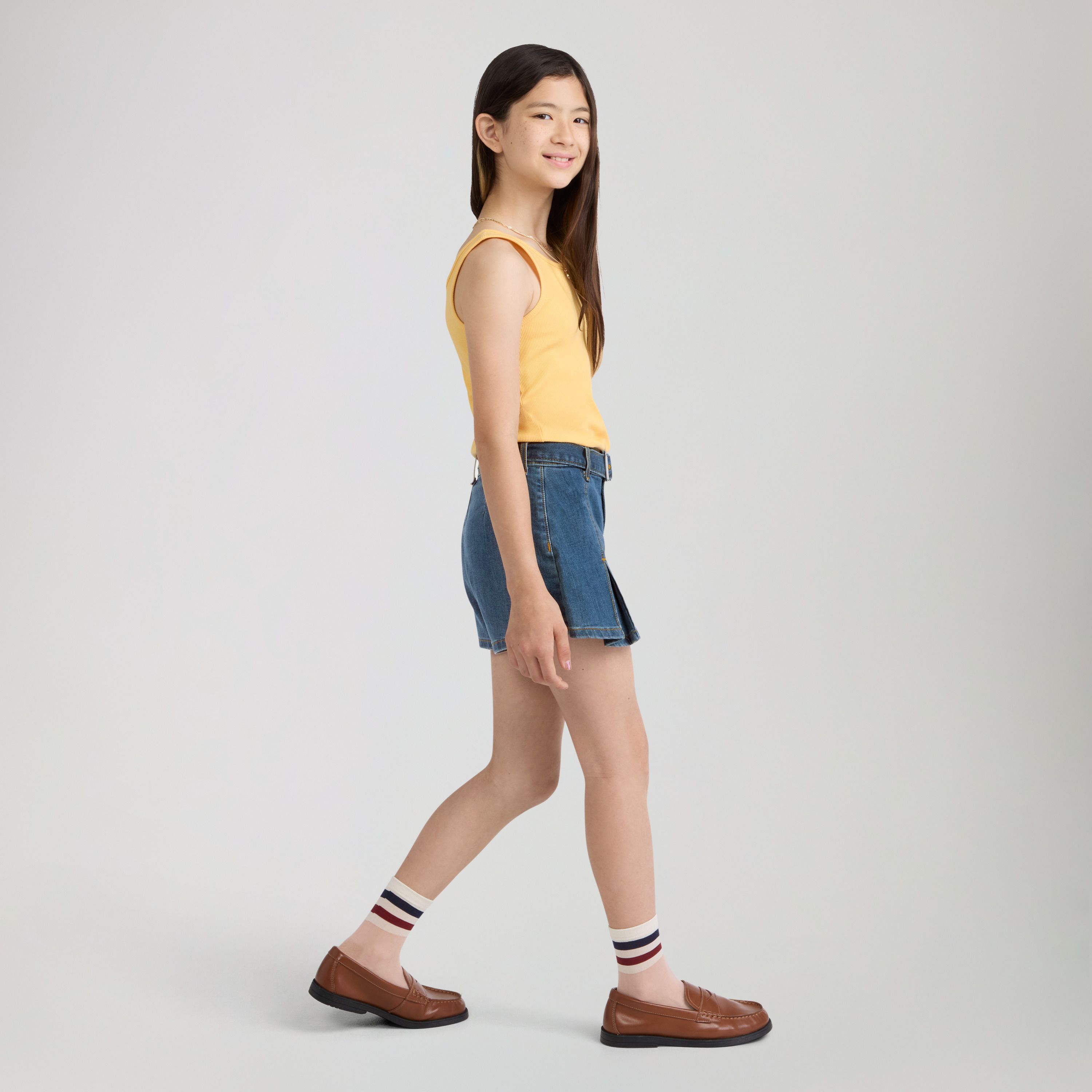 Pleated Skort Big Girls 7-16 4
