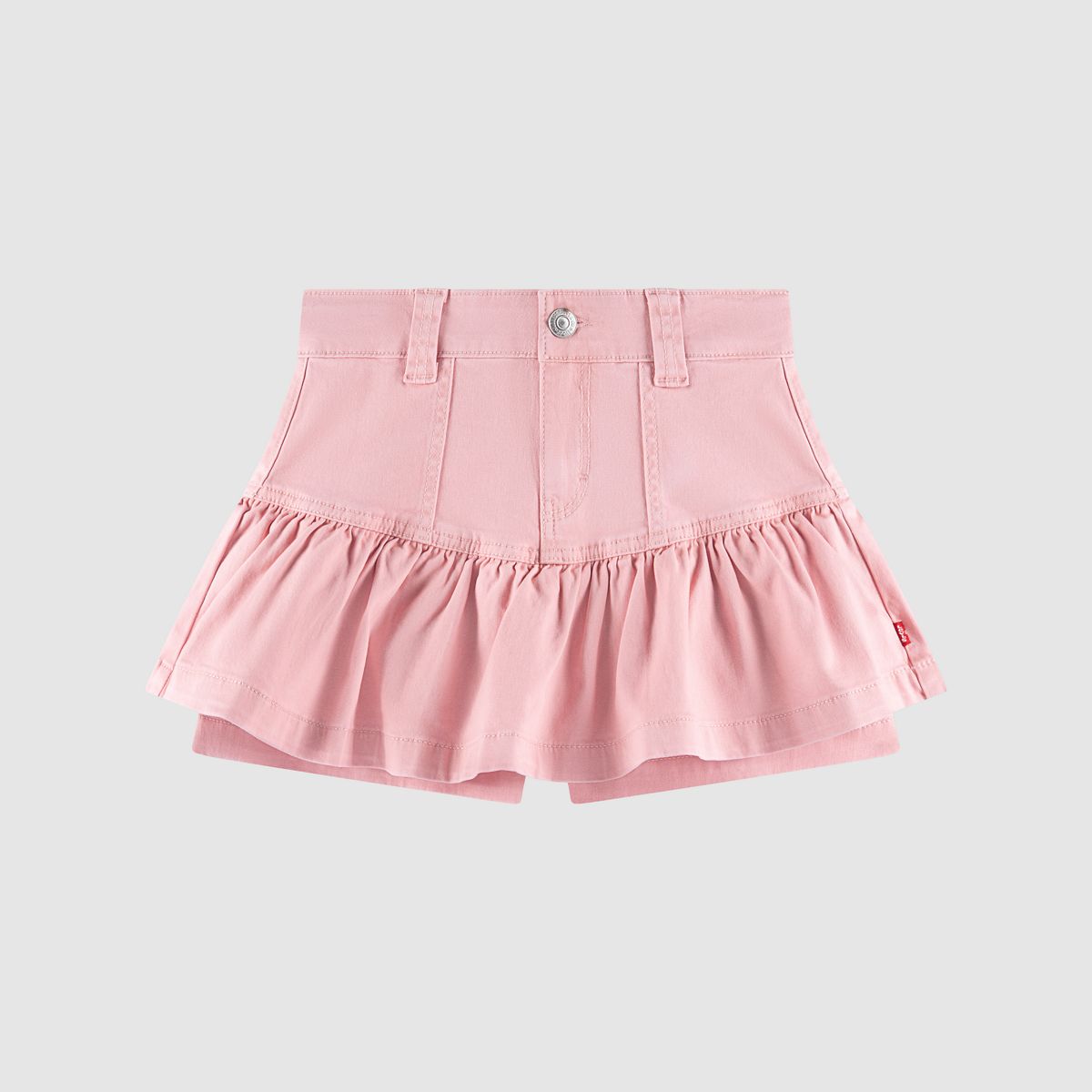 Scooter Ruffle Skirt Big Girls 7-16 — Powder Pink - Pink