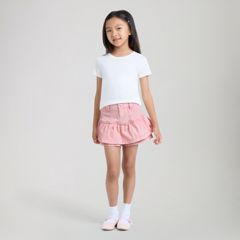 Scooter Ruffle Skirt Little Girls 4-6X — Powder Pink - Pink 5