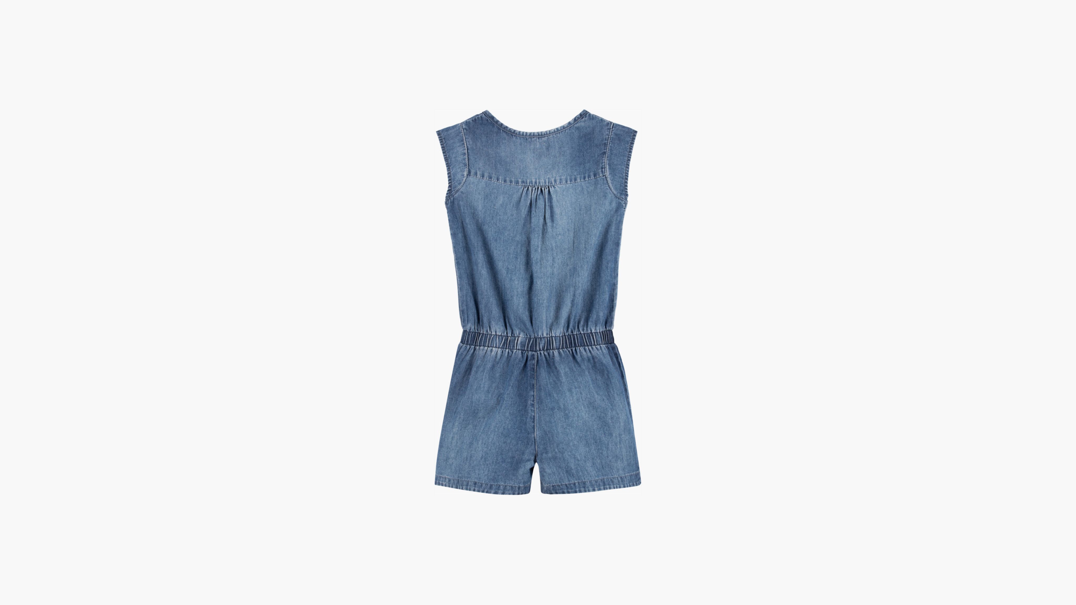 Woven Romper Big Girls S-XL 2