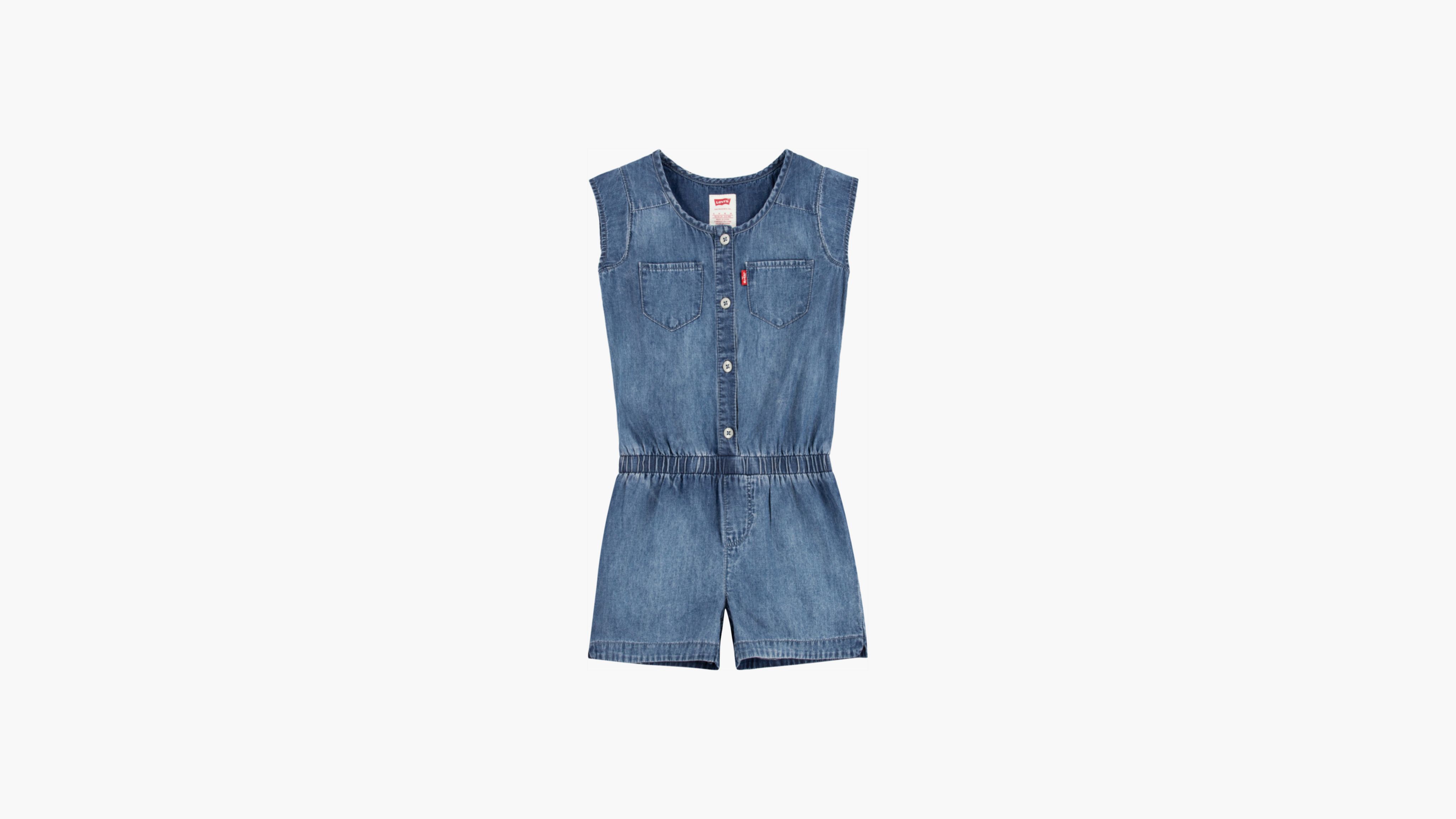 Woven Romper Big Girls S-XL 1