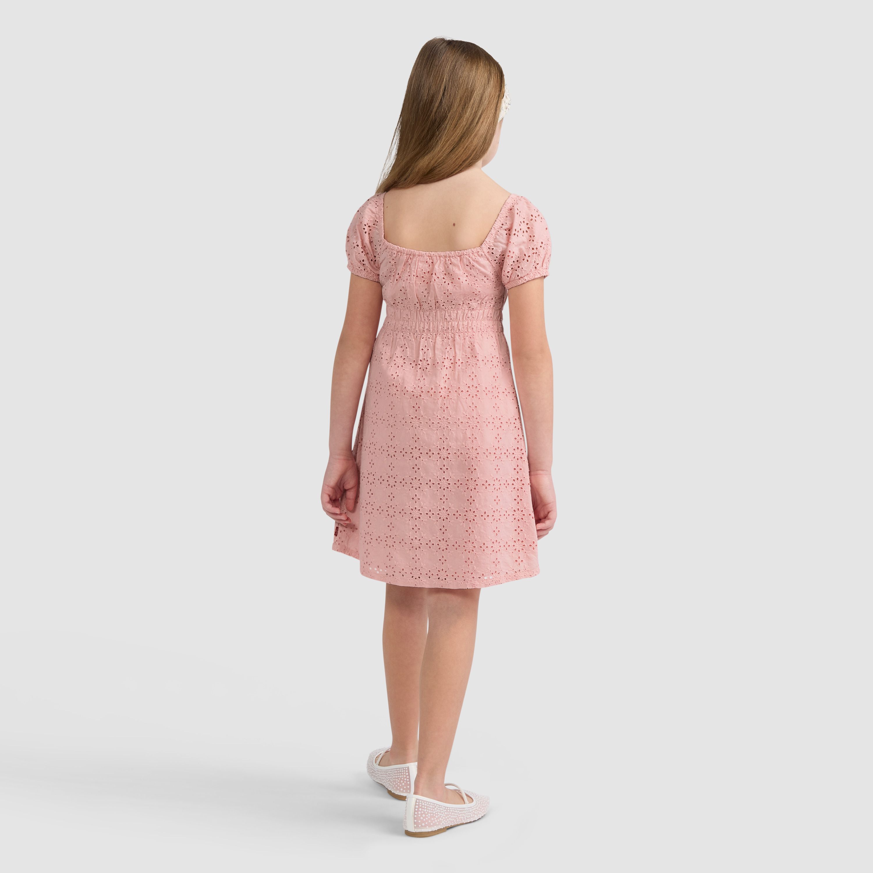 Eyelet Dress Little Girls 4-6X 2