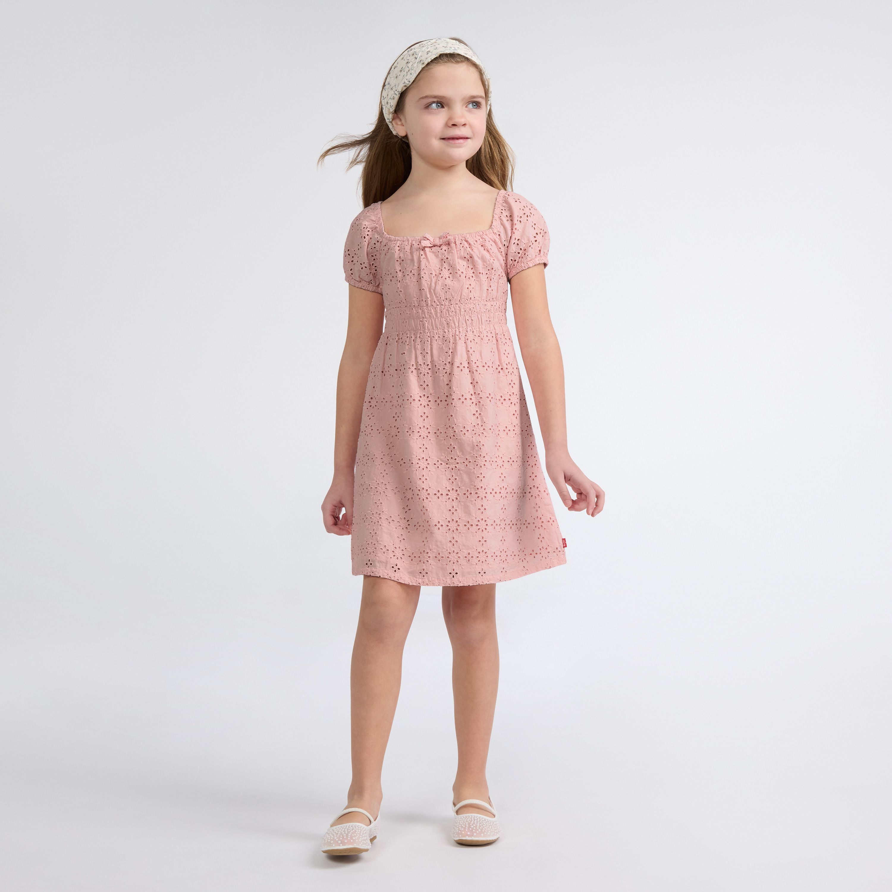 Eyelet Dress Little Girls 4-6X 3
