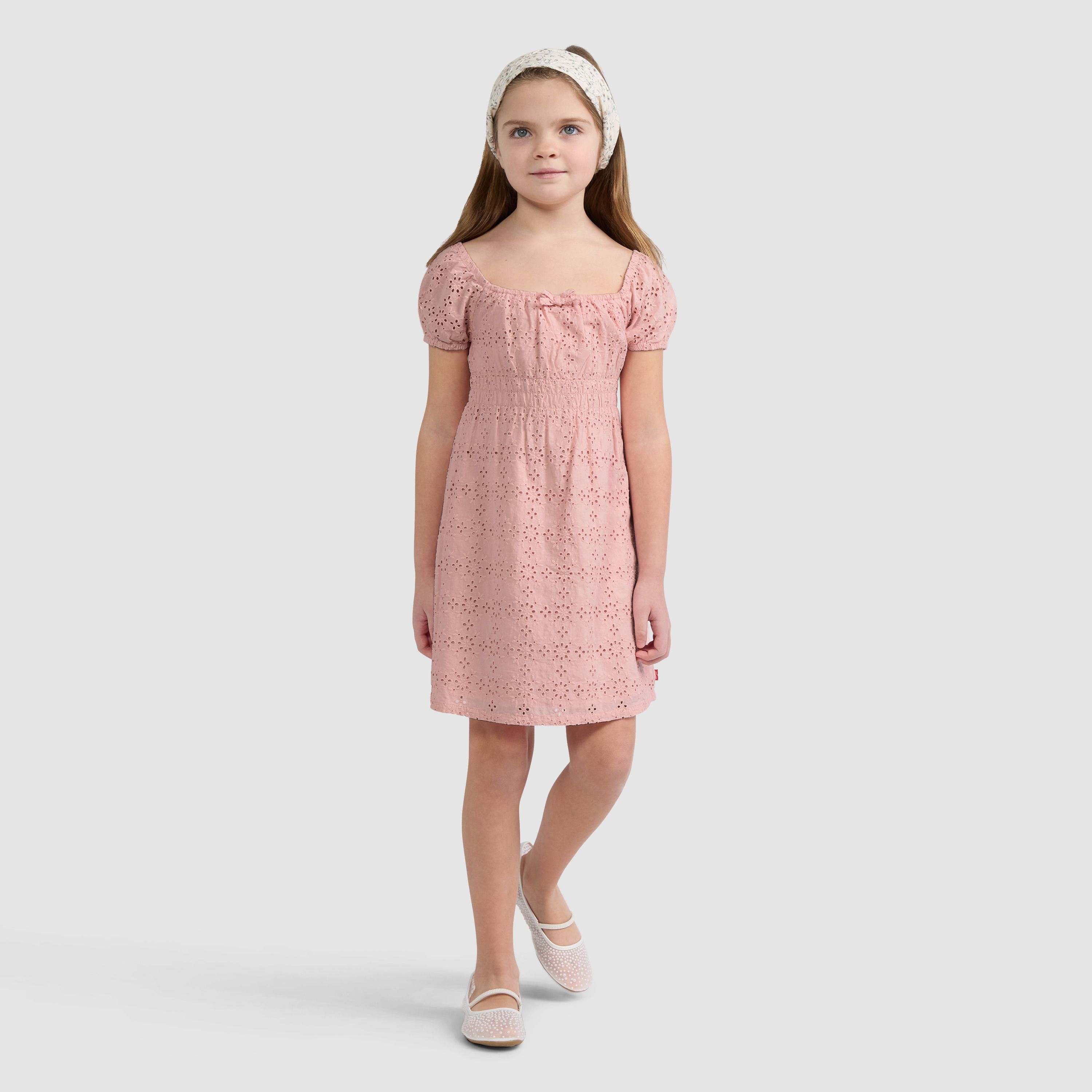 Eyelet Dress Little Girls 4-6X 1