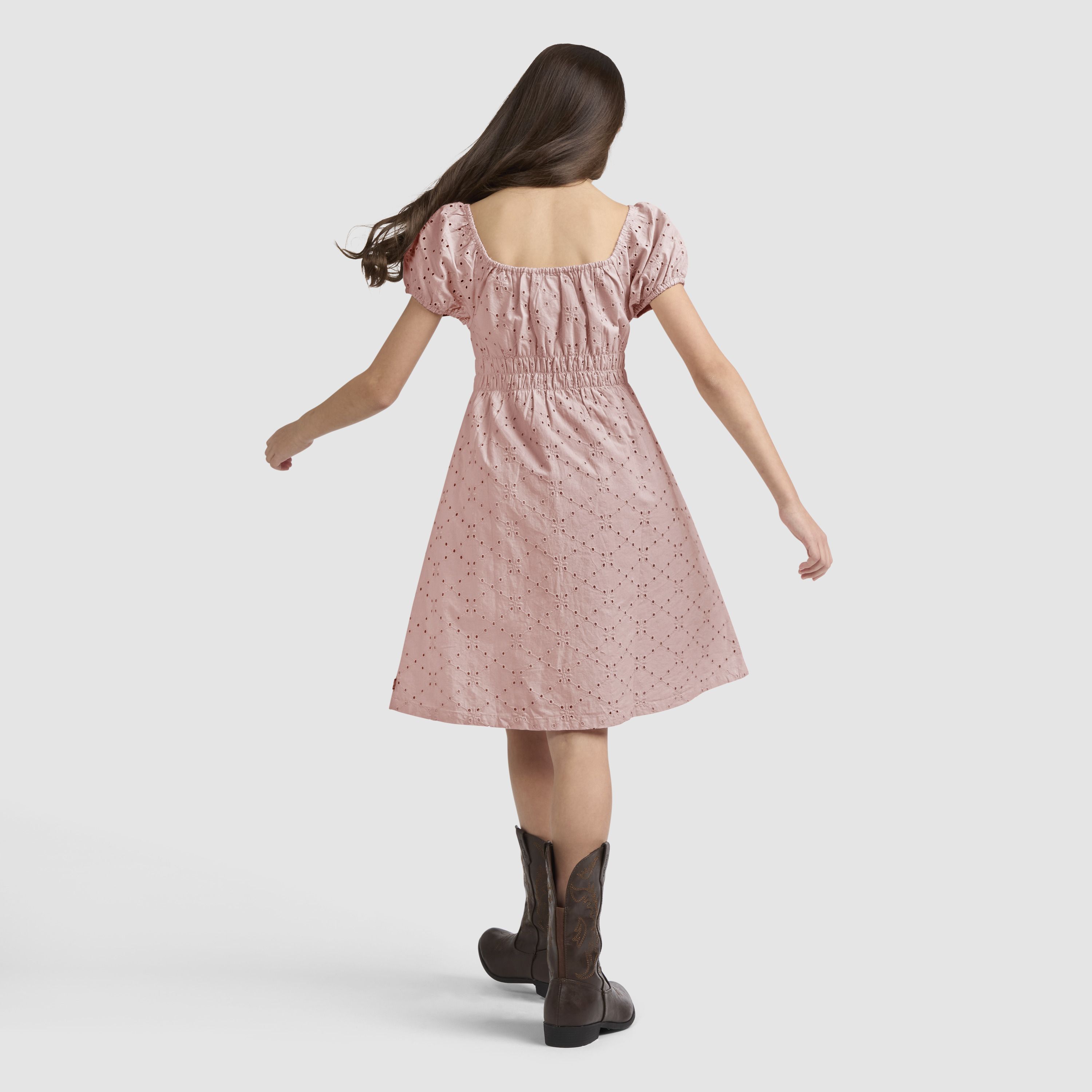 Eyelet Dress Big Girls S-XL 2